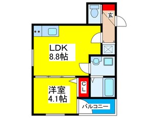 F　asecia ascellaの物件間取画像